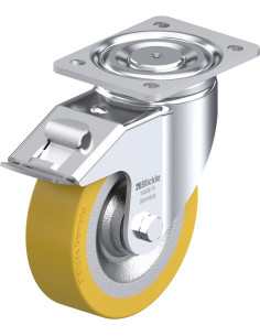 LH-SETH 160K-FI poliuretano ratukas su stabdžiais