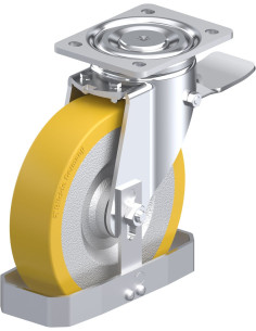 LH-SETH 200K-ST-FS poliuretano pasukamas ratukas su