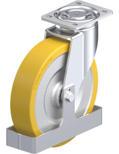 LH-SETH 250K-FS poliuretano pasukamas ratukas 250 mm