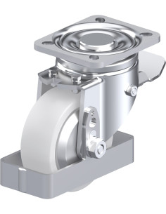 LH-SPO 100G-1-ST-FA-FS sintetinis ratukas su stabdžiais