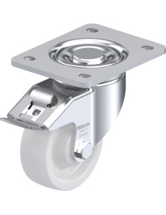 LH-SPO 100G-3-FI sintetinis pasukamas ratukas su stabdžiais