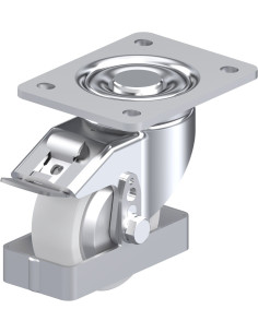 LH-SPO 100G-3-FI-FA-FS sintetinis ratukas su stabdžiais