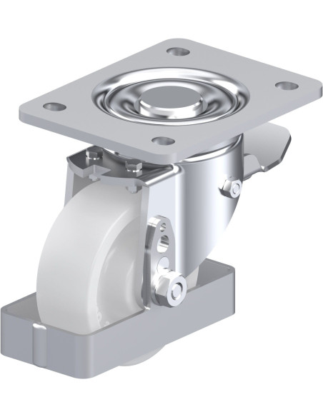 LH-SPO 100G-3-ST-FS sintetinis ratukas su stabdžiais