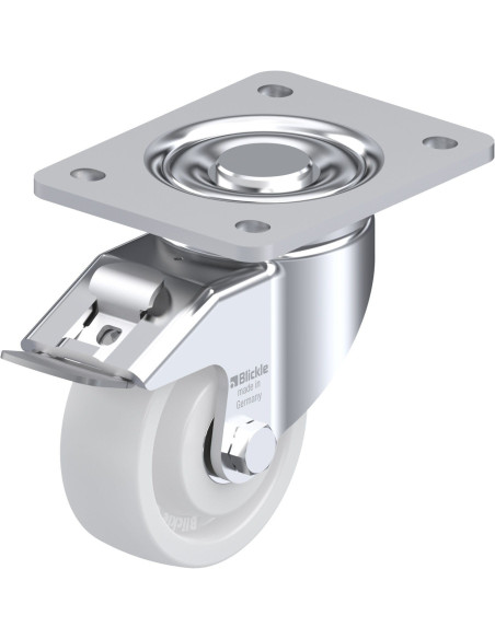 LH-SPO 100K-3-FI sintetinis pasukamas ratukas su stabdžiais