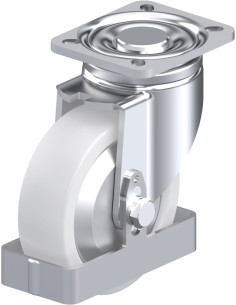 LH-SPO 125G-1-FA-FS sintetinis pasukamas ratukas 125 mm