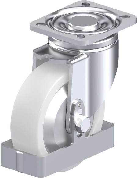 LH-SPO 125G-1-FA-FS sintetinis pasukamas ratukas 125 mm