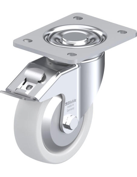 LH-SPO 125G-3-FI-FA sintetinis ratukas su stabdžiais