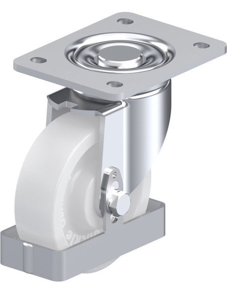 LH-SPO 125G-3-FS sintetinis pasukamas ratukas 125 mm