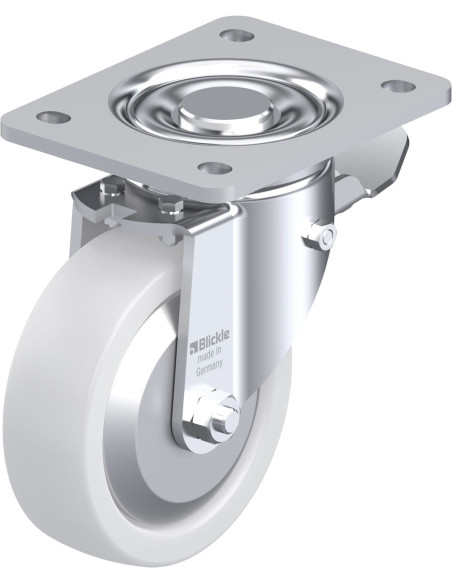 LH-SPO 125G-3-ST-FA pasukamas ratukas su stabdžiais