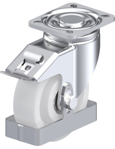 LH-SPO 125K-1-FI-FS pasukamas ratukas su stabdžiais