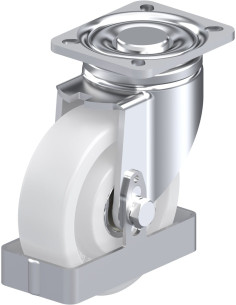 LH-SPO 125K-1-FS Sintetinis pasukamas ratukas 125 mm