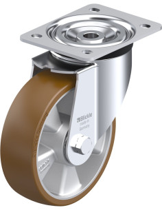 Poliuretano pasukamas ratukas L-ALB 160K, 160 mm