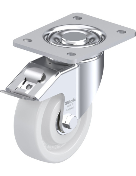 LH-SPO 125K-3-FI sintetinis pasukamas ratukas su stabdžiais