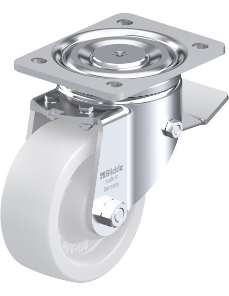 LH-SPO 127G-ST sintetinis pasukamas ratukas su stabdžiais