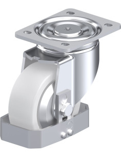 LH-SPO 127K-FA-FS sintetinis pasukamas ratukas 125mm