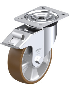 L-ALB 160K-FI poliuretano ratukas su stabdžiais