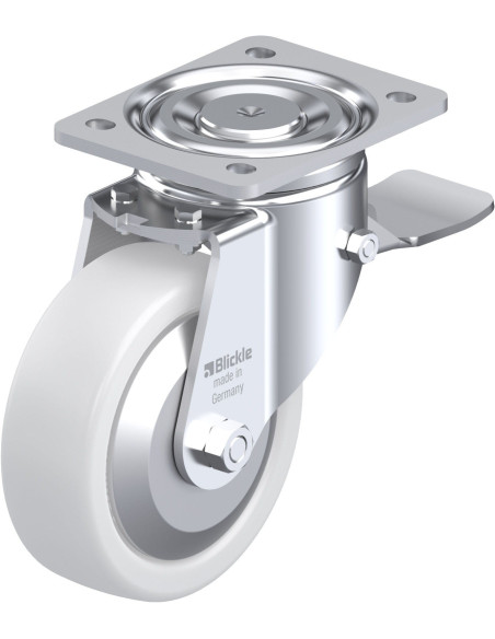 LH-SPO 150G-ST-FA Sintetinis pasukamas ratukas su stabdžiais