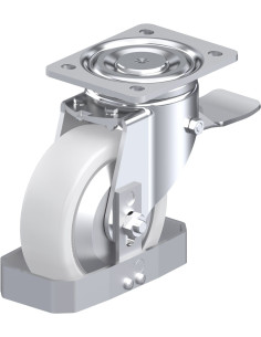 LH-SPO 150G-ST-FA-FS sintetinis ratukas su stabdžiais