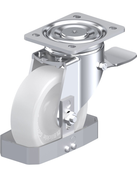 LH-SPO 150G-ST-FS sintetinis pasukamas ratukas su stabdžiais