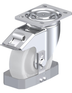 LH-SPO 150K-FI-FS sintetinis ratukas su stabdžiais