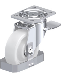 LH-SPO 150K-ST-FS sintetinis pasukamas ratukas su stabdžiais