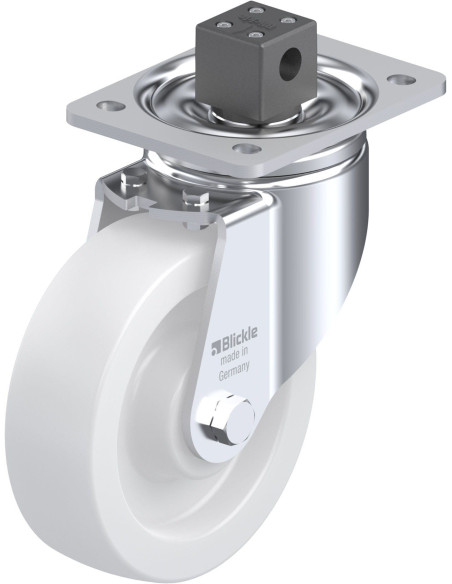 LH-SPO 160G-CS13 sintetinis pasukamas ratukas su stabdžiais