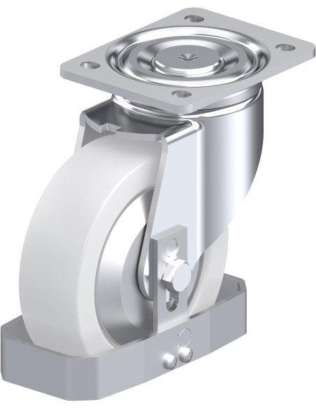 LH-SPO 160G-FA-FS sintetinis pasukamas ratukas 160 mm