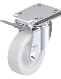 LH-SPO 160G-IS sintetinis pasukamas ratukas su stabdžiais