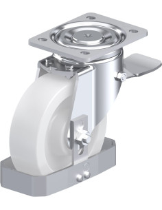 LH-SPO 160G-ST-FS Sintetinis ratukas su stabdžiais