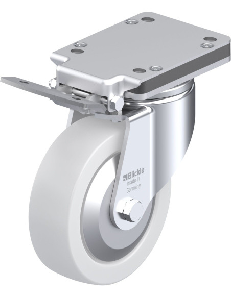 LH-SPO 160K-IS-FA pasukamas ratukas su stabdžiais, 160 mm