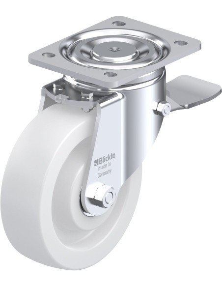 LH-SPO 160K-ST sintetinis pasukamas ratukas su stabdžiais