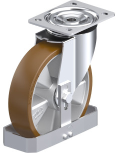 L-ALB 200K-FS poliuretano pasukamas ratukas 200 mm