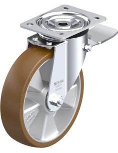 L-ALB 200K-ST poliuretano ratukas su stabdžiais