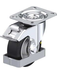 L-ALEV 100K-FI-EL-FS antistatinis ratukas su stabdžiais