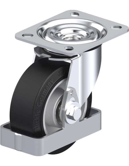 L-ALEV 100K-FS pasukamas ratukas su guma 100 mm