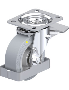 L-ALEV 100K-ST-SG-AS-FS antistatinis ratukas su stabdžiais