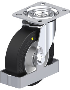 L-ALEV 125K-EL-FS antistatinis pasukamas ratukas 125 mm