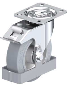 L-ALEV 125K-FI-SG-FS pasukamas ratukas su stabdžiais, 125 mm