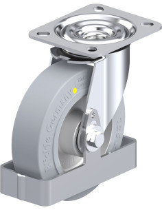 L-ALEV 125K-SG-AS-FS - Antistatinis pasukamas ratukas 125 mm