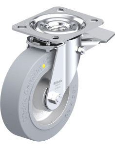 L-ALEV 125K-ST-SG-AS antistatinis ratukas su stabdžiais