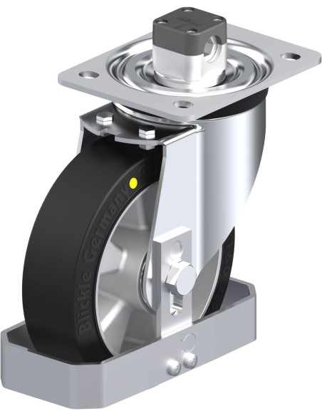 L-ALEV 160K-CS11-EL-FS antistatinis ratukas su stabdžiais