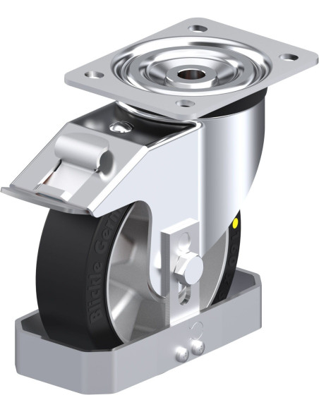L-ALEV 160K-FI-EL-FS antistatinis ratukas su stabdžiais