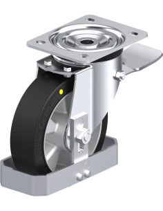 L-ALEV 160K-ST-EL-FS antistatinis ratukas su stabdžiais