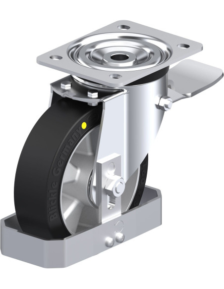 L-ALEV 160K-ST-EL-FS antistatinis ratukas su stabdžiais