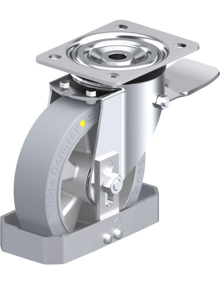 L-ALEV 160K-ST-SG-AS-FS - antistatinis ratukas su stabdžiais