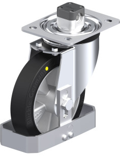 L-ALEV 161K-CS11-EL-FS antistatinis ratukas su stabdžiais