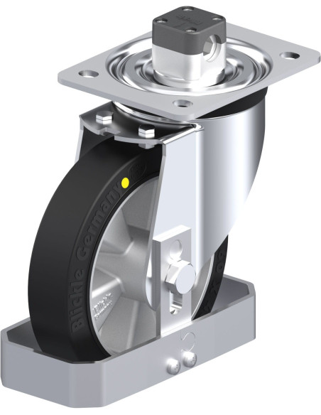 L-ALEV 161K-CS11-EL-FS antistatinis ratukas su stabdžiais