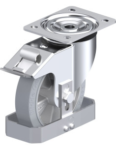 L-ALEV 161K-FI-SG-FS pasukamas ratukas su stabdžiais, 160 mm