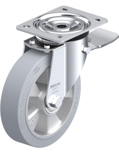 L-ALEV 180K-ST-SG pasukamas ratukas su stabdžiais, 180 mm