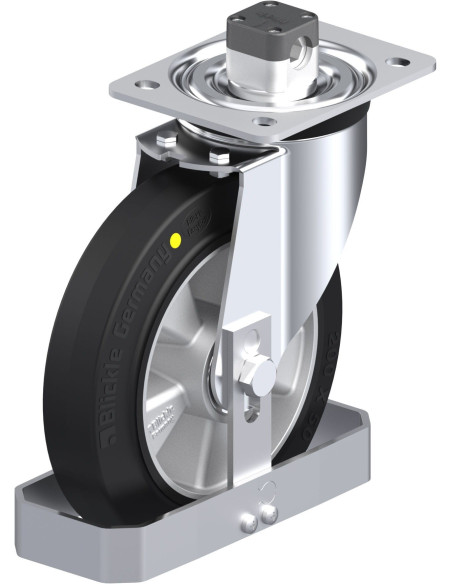 L-ALEV 200K-CS11-EL-FS antistatinis ratukas su stabdžiais